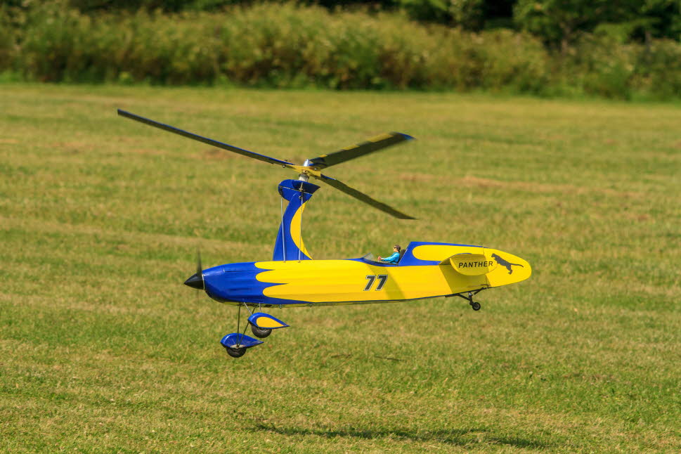 Flat field autogyro