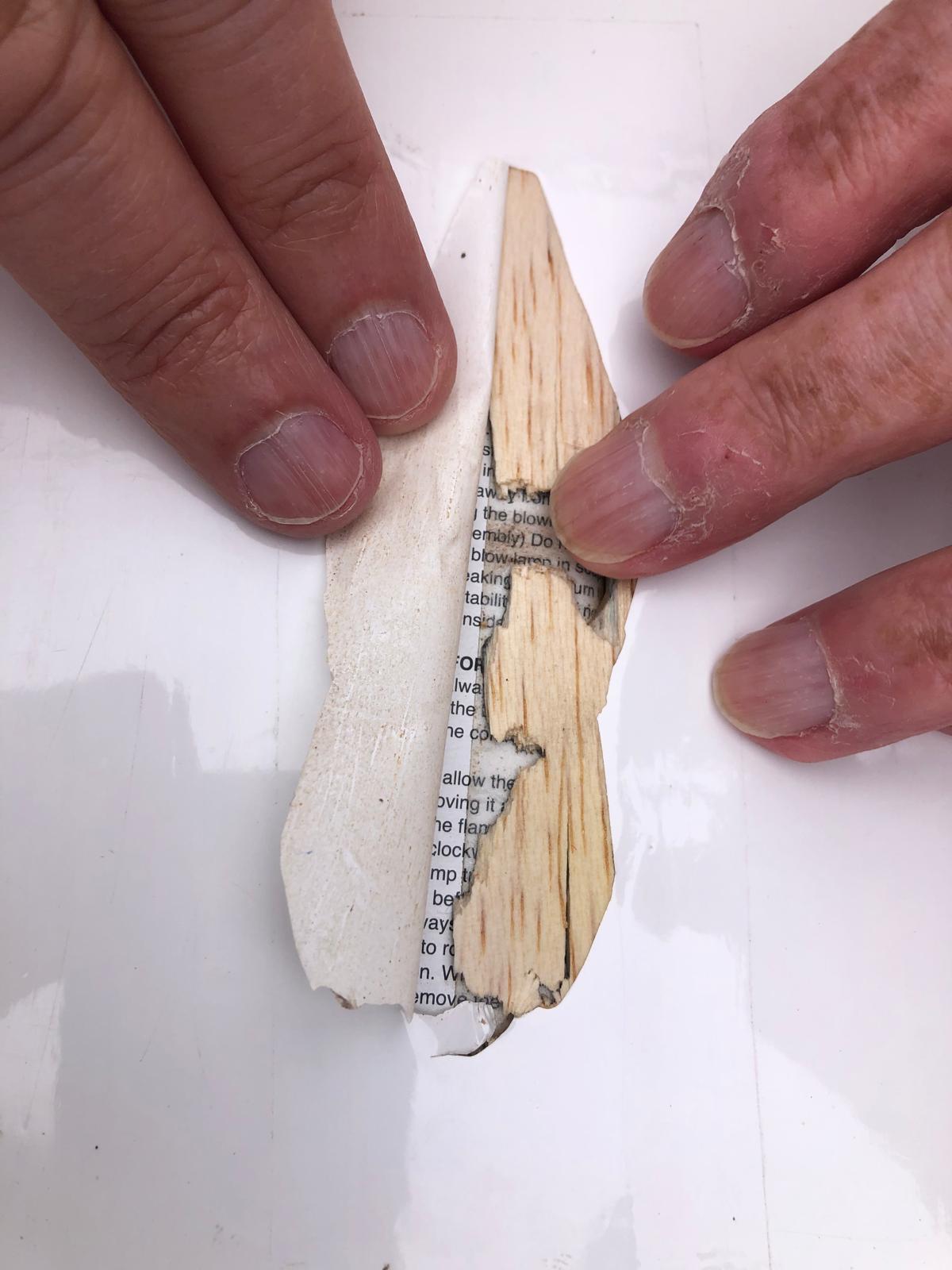 Boomerang Strange Damage on wing