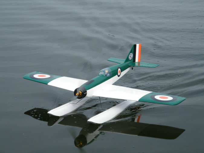 26. Dave Philpott's much-flown Light Fighter 60 got a pair of Multiplex floats.